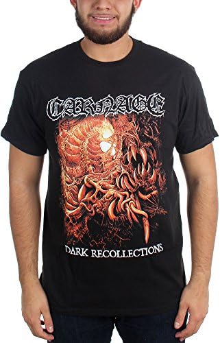Carnage - Mens Dark Recollections T-Shirt, Size: Large, Color: Black