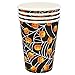 122 Pcs Halloween Party Supplies Set Paper Plates Cups Napkins for Orange Black Pumpkin Skeleton Witch Spooky Disposable Party Dinnerware Serves 24