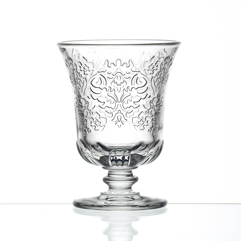 Side Table 25247 Amboise Glass Water Bottle with Base 9 x 9 x 12 cm (Pack of 6)