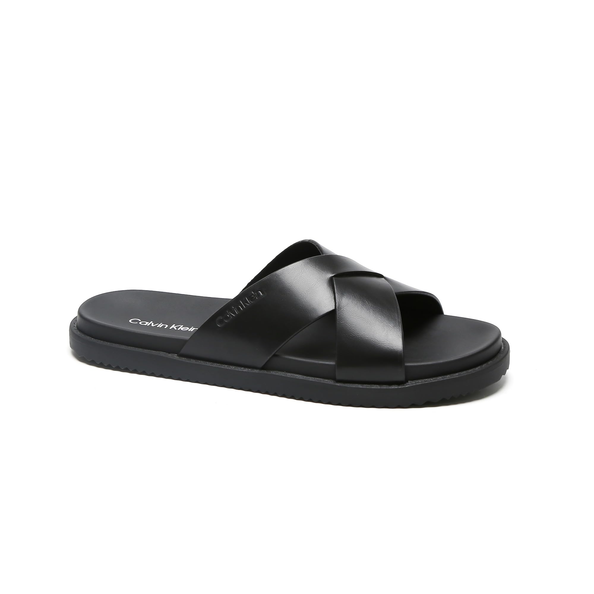 Calvin Klein Men’s Lusako Sandal, Black 001, 9