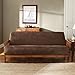 SureFit Suede - Futon Slipcover - Chocolate (SF40444)