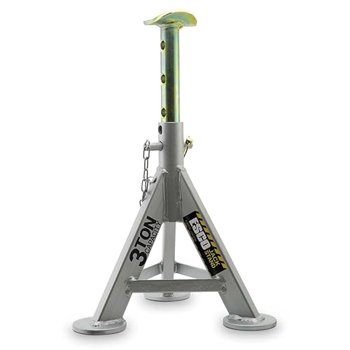 Esco-43237 3 Ton Performance Jack Stand, Axle Top Post 並行輸入品 ESCO 10497 3 Ton Performance Axle Top Post Jack Stands