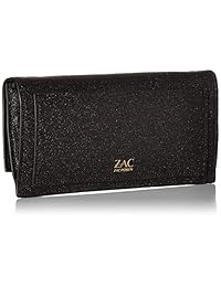 ZAC Zac Posen Earthette - Cruzador de embrague plano con purpurina negra