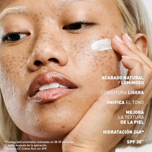 - CC Crème con Centella Asiática - Crema Facial Iluminadora de Alta Definición y Maquillaje - Protección Solar SPF 30 - Cosmética Coreana - Doré 15ml