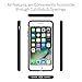 iPhone 8 Case/iPhone 7 Case, CaseCrown Lux Glider Case (Matte Black) w/Matte Finish & Felt Interior
