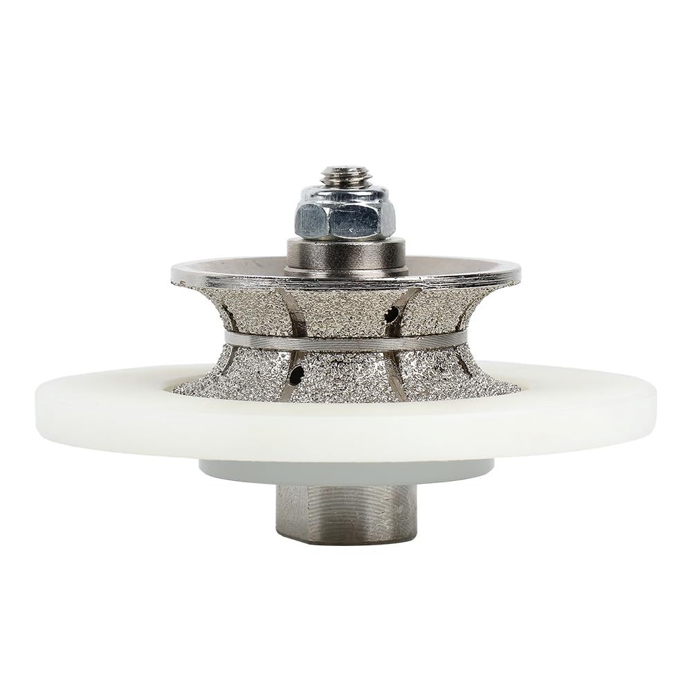 Raizi V Type 20mm Angle Grinder Full Bullnose Diamond Hand Profile Router Bits for Marble Granite Porcelain Ceramic Tile — image 1