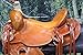 HILASON 15″ Western Leather Big Cowboy Roping Saddle Beigethumb 4