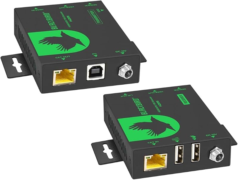 Monoprice Blackbird Pro-Sumer HDMI KVM Extender 70m 4K60 HDR HDCP 2.2 KVM