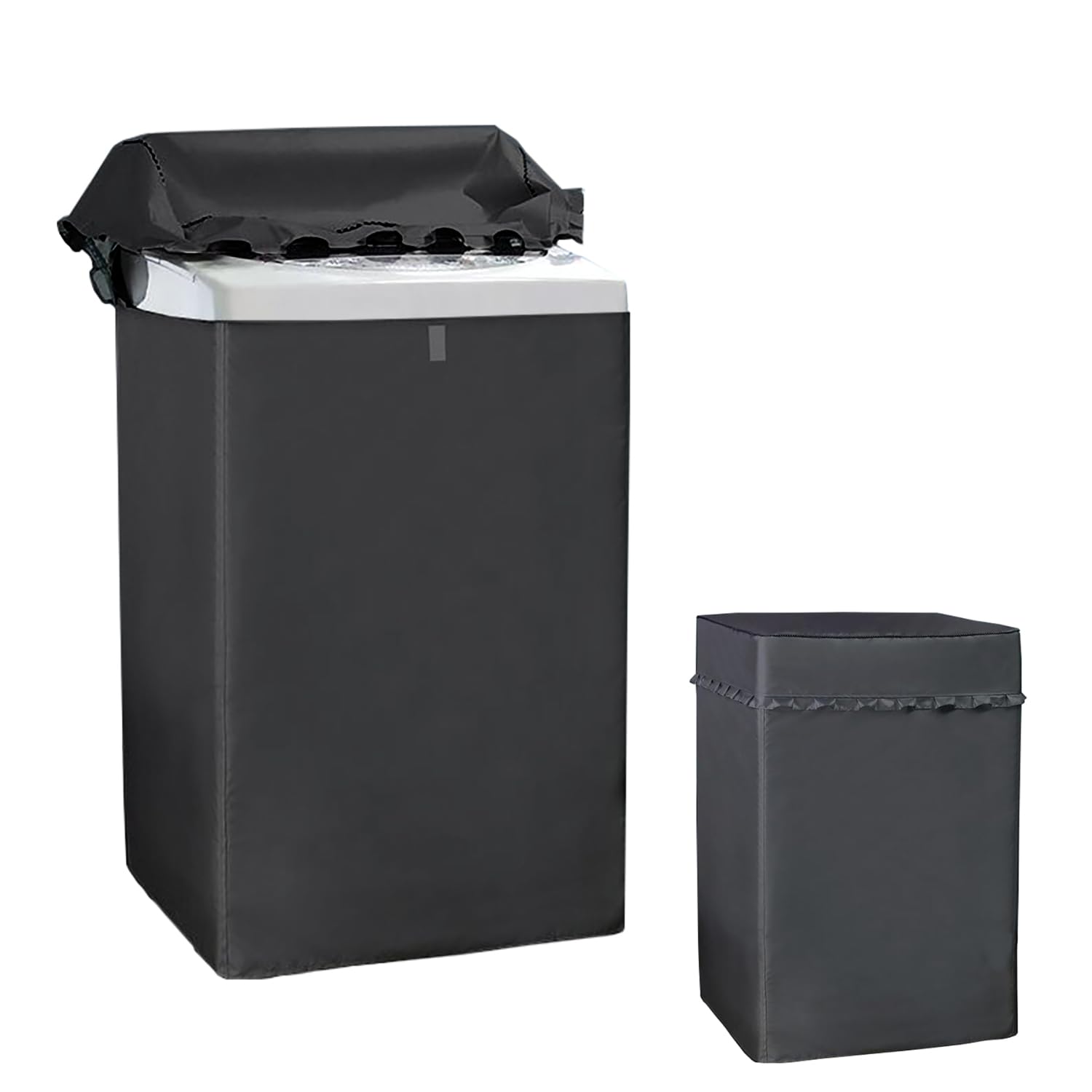Photo 1 of Portable washer/Dryer Cover ?Top Load Washer Dryer Cover?Washer Dryer Dustproof Waterproof Protection Case Cover Washing Appliance Protector (M-22"D21"W34"H)