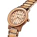 Original Grain Wood Wrist Watch | Barrel Collection 47MM Analog Watch | Wood and Stainless Steel Watch Band | Japanese Quartz Movement | Whiskey Barrel Wood