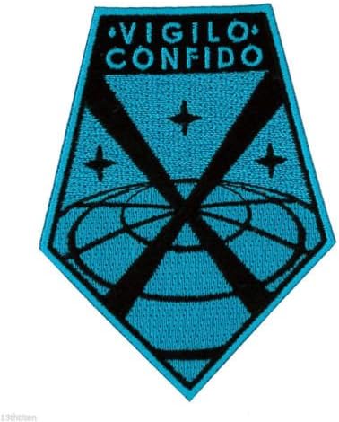 Xcom Vigilo Confido Crew Uniform Morale IRON PATCH for Accessories - Bags/Purses, Apparel - Coat/Jacket, Apparel - Jeans/Pants, Children, Crafts