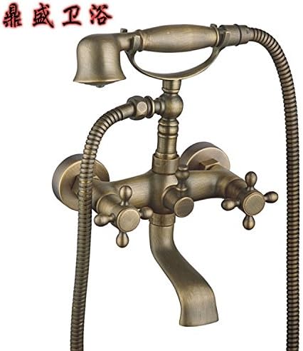 Ling @ All copper Shower Faucet Cold and Hot Taps for Bathroom
