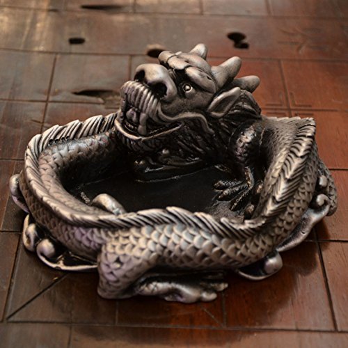 X&M Cement ashtray home decoration simple office jewelry creative ashtray Ashtrays for cigarettes outdoors smokeless-A 17x14x9cm(7x6x4)