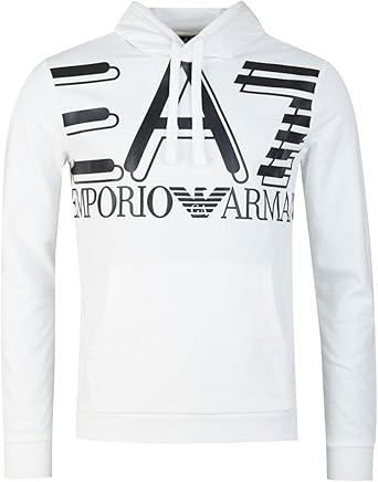 white ea7 hoodie
