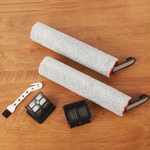 Vacuum Cleaner Filter for Dreame H12 Pro, 2 HEPA Filters + 2 Roller Nrosses + 1 Cleaning Brush, for Dreame H12 Pro Vacuum Cleaners