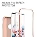 iPhone X Case, YOUMAKER Full Body Heavy Duty Protection Shockproof Slim Fit Case Cover for All New Apple iPhone 10 (2017 Edition) 5.8 inch Without Built-in Screen Protector (Rose Gold/Pink)