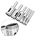 Robao Diamond Drill Bits 10 Pack 6-50mm Glass and Tile Hollow Core Drill Bits Extractor Remover Tools Hole Saws for glass, ceramics, porcelain, ceramic tile