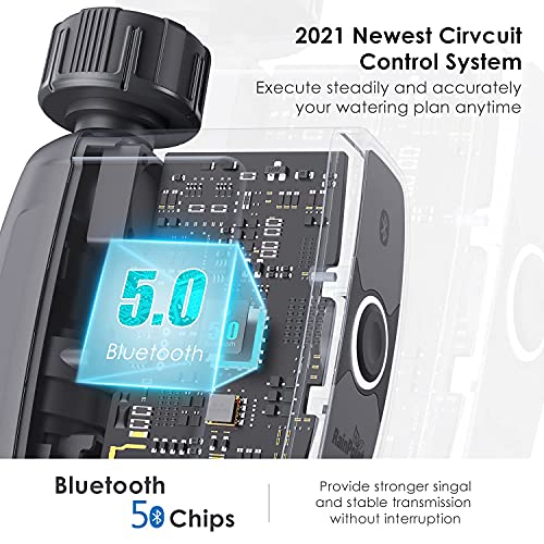 RAINPOINT Sprinkler Timer,Bluetooth Water Timer Programmable Smart Hose