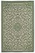 Fab Habitat Outdoor Rug - Waterproof, Fade Resistant, Crease-Free - Premium Recycled Plastic - Floral - Porch, Deck, Balcony, Laundry Room, Patio - Murano - Lime Green & Cream - 3 x 5 ft