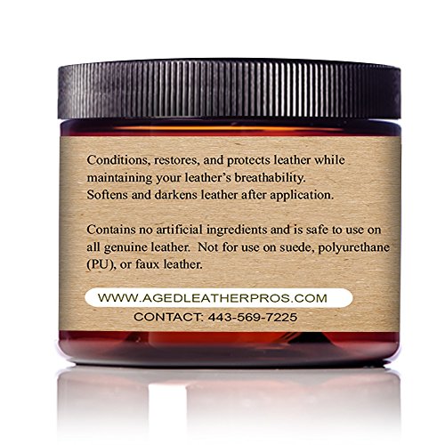 Aged Leather Pros Leather & Textile Cleaning Brush & Leather Conditioner | COMBO PACK - Thumbnail 5