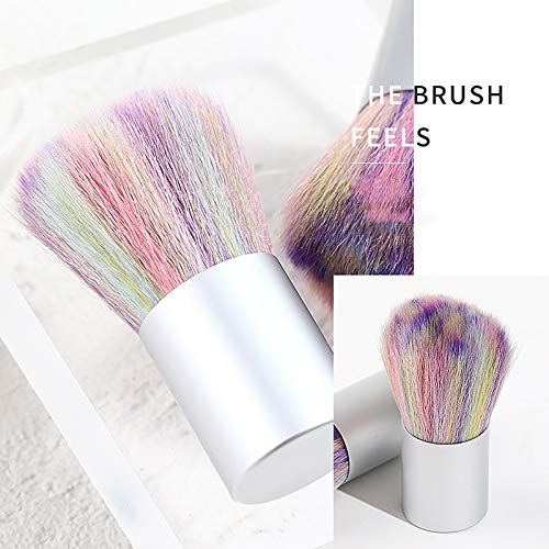 New! 2 Pack Soft Nail Art Dust Remover Brush Cleaner for Acrylic and Makeup Blush Brushes… (Multicolor 1PC)