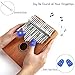 Vangoa Kalimba 17 Keys Thumb Piano Mahogany, Portable Mbira Instrument Finger Piano with Carrying Bag, Tune Hammer and Study Instruction for Kids Adult Beginners
