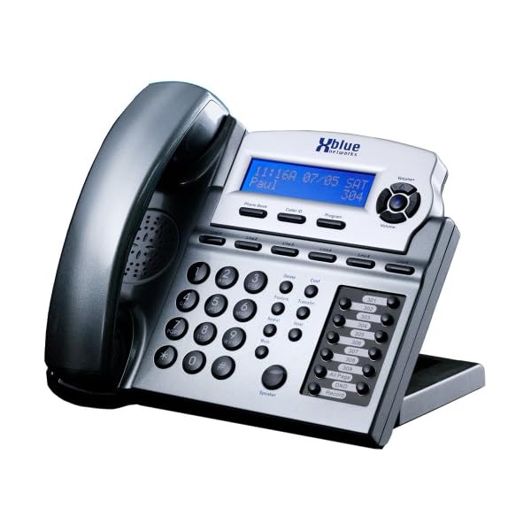 X16 6Line Small Office Phone System with 8 Titanium Metallic X16