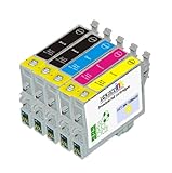 5 Pack 123GetInk Epson Ink Cartridges for Epson Stylus CX5000, Stylus CX6000, Stylus CX7000F, Stylus CX7400, Stylus CX7450, Stylus CX8400, Stylus CX9400F, Stylus CX9475F, Stylus NX100, Stylus NX105, Stylus NX400, Stylus NX415, Stylus NX515, Workforce 30, Workforce 310, Workforce 40, Workforce 500, Workforce 600 (T069- BK, C , M, Y)