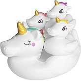 Baby Bath Toys,Cute Unicorn Bath Toys for Toddlers 1-3,Squirt Bathtub Toys for Boys Girls,Rubber Floating Shower Toys Gifts 4