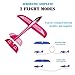 New AEROBATIC AIRPLANE 2 flight mode glider aircraft throwing foam air plane inertia toy model outdoor sports flying toy for kids as gift,by MIMIDOU
