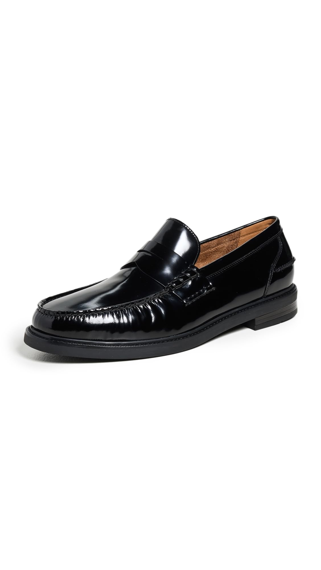Cole HAAN Mens Pinch PREP Penny Loafer, Black Brushoff, 10.5 M US