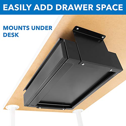 MountIt! Under Desk PullOut Drawer Kit with Laptop and Tablet Shelf