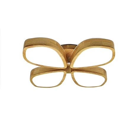 Vindeng Creative Led Wood Ceiling Light Flush Mount 36w Decor