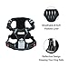 BABYLTRL Big Dog Harness No Pull Adjustable Pet Reflective Oxford Soft Vest for Large Dogs Easy Control Harness (M, Black)