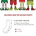 Gmall Christmas Socks, Men's Women's Colorful Novelty Christmas Stockings Dress New Year Holiday Gift Christmas Tree Party Cartoon Pattern Fashionable Funny Crew Socks, 6 Pairs
