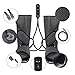 FIT KING Leg Air Massager for Foot and Calf Circulation Massage with Handheld Controller 3 Intensities 2 Modes(with 2 Extensions)