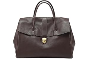 hibear Leather Tote Bag for Women,Luxury Designer Handbags Large Capacity Work Tote Bag Trendy Clutch Purse With Top-handle