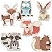 Woodland Creatures Party Supplies | Nursery and Baby Shower Decorations | Set of 6 HEAVY Card Stock Figures | LARGE, DURABLE and REUSABLE