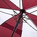 62 Inch Golf Umbrella (Red/White, 1-Pack) Sun Protection Umbrellas for Women Compact Umbrella for Travel Lightweight Umbrella Baseball Umbrella Paraguas Para Lluvia