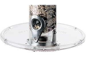 Droll Yankees Bird Feeder Tray, Seed Catcher Accessory Attachment, 7.5-Inch Diameter