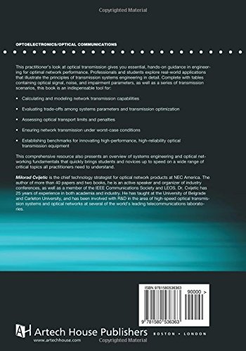 Optical Transmission Systems Engineering (Artech House Optoelectronics Library)