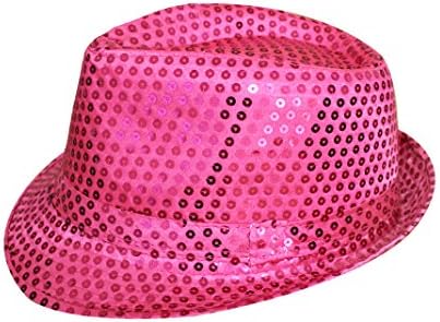 pink trilby hat