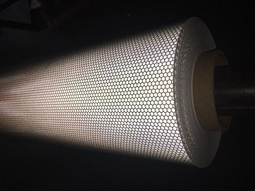 High Intensity Reflective Tape White and Silver 0.5"X15' - Waterproof Self-Adhesive Glass Beads PET Tape-Reflective Tape for Trucks,Trailers,Cars-Conspicuity Tape-Cinta reflectante … - Thumbnail 2