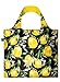 LOQI Juicy Lemons Reusable Shopping Bag, Yellow