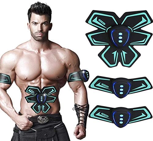 Shuainiu 【New Version 2018】 Ab Toner USB ab belt Abs Abdominal Toning Training Gear Wireless Electronic Muscle Machinesm Abs belt for Abdomen and Arm Support Men & Women
