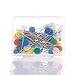 Slaxry Flower Head Pins Multicolor Patchwork Pins with Box DIY Quilting Tool Sewing Accessories, 100 Per Pack