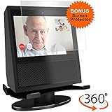 &amp;Colors Premium Stand for Echo Show. Convenient 360 Degree Rotation with Smooth Precision Ball Bearings. Screen Protector. Stable &amp; Sturdy with Non-Scratch Surface (BLACK)
