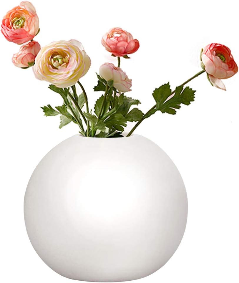 GeLive Small Ceramic Bud Vase 