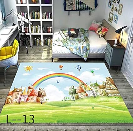 NiuB Patrón de impresión de alfombras Dormitorio Lavado Sala de Estar