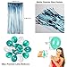 Sweet 16 Sixteenth 16th Birthday Decorations Turquoise Blue Party Balloons Supplies 32